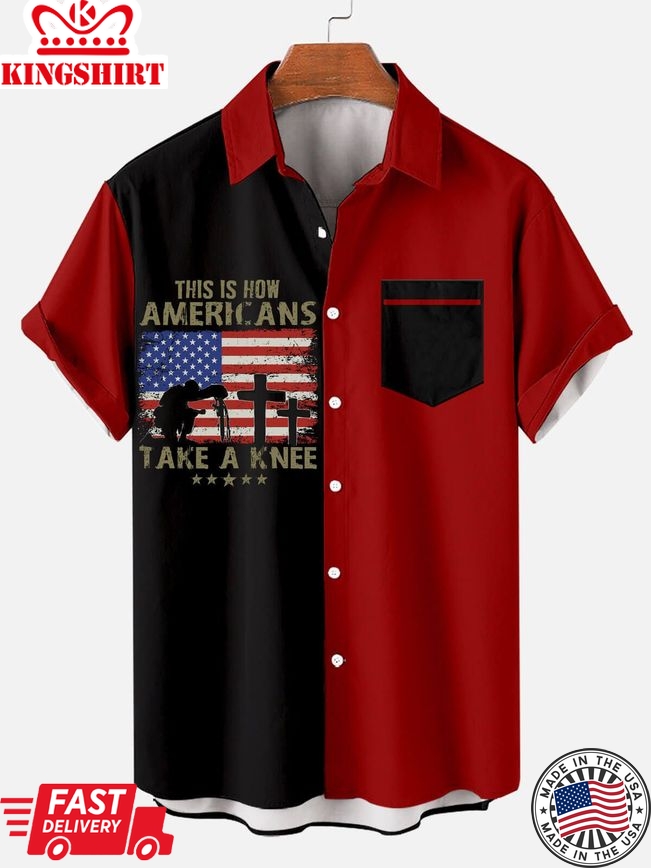 Stars and Stripes Remembrance: Honoring Fallen Heroes on Memorial Day Shirt