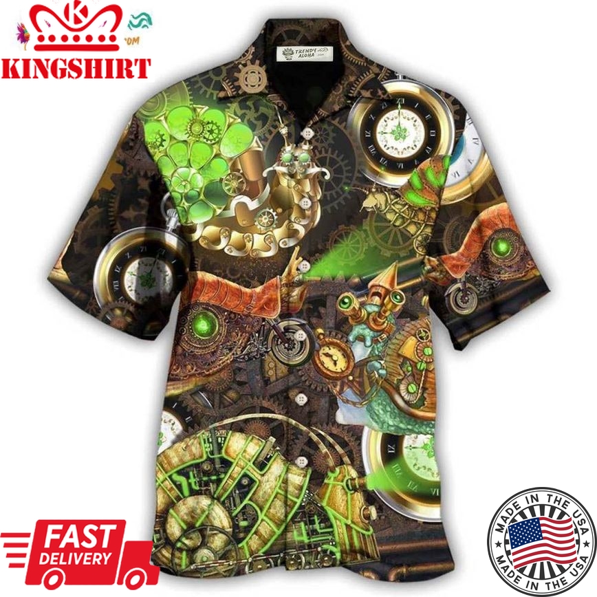 Steampunk Amazing Snail Hawaiian Shirt