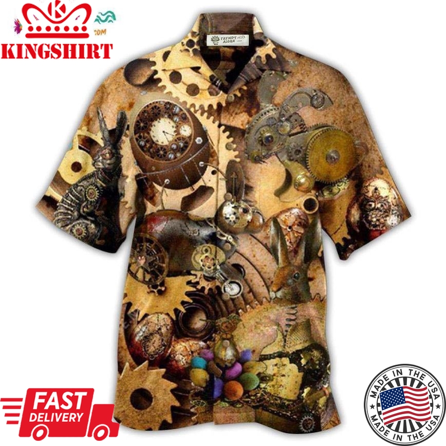 Steampunk Style Easter Enjoy Hawaiian Shirt