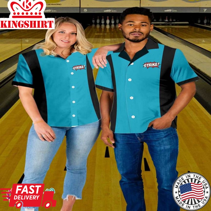 Strike Spare Split Hawaiian Shirt, Funny Bowling Shirt, Best Gift For Bowling Players