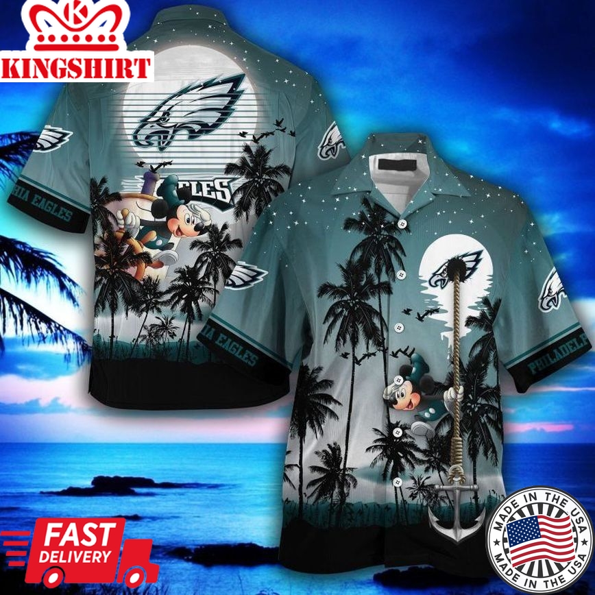 Stylish Philadelphia Eagles NFL Summer Hawaiian Shirt: Embrace the Summer Vibes