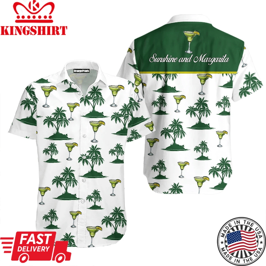 Sunshine And Margarita Trendy Hawaiian Shirt