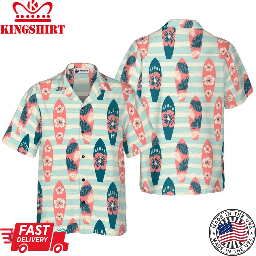 Surfboards Aloha Hawaiian Shirt