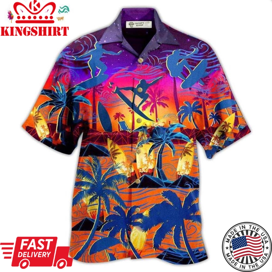 Surfing Make Your Own Waves Hawaiian Shirt