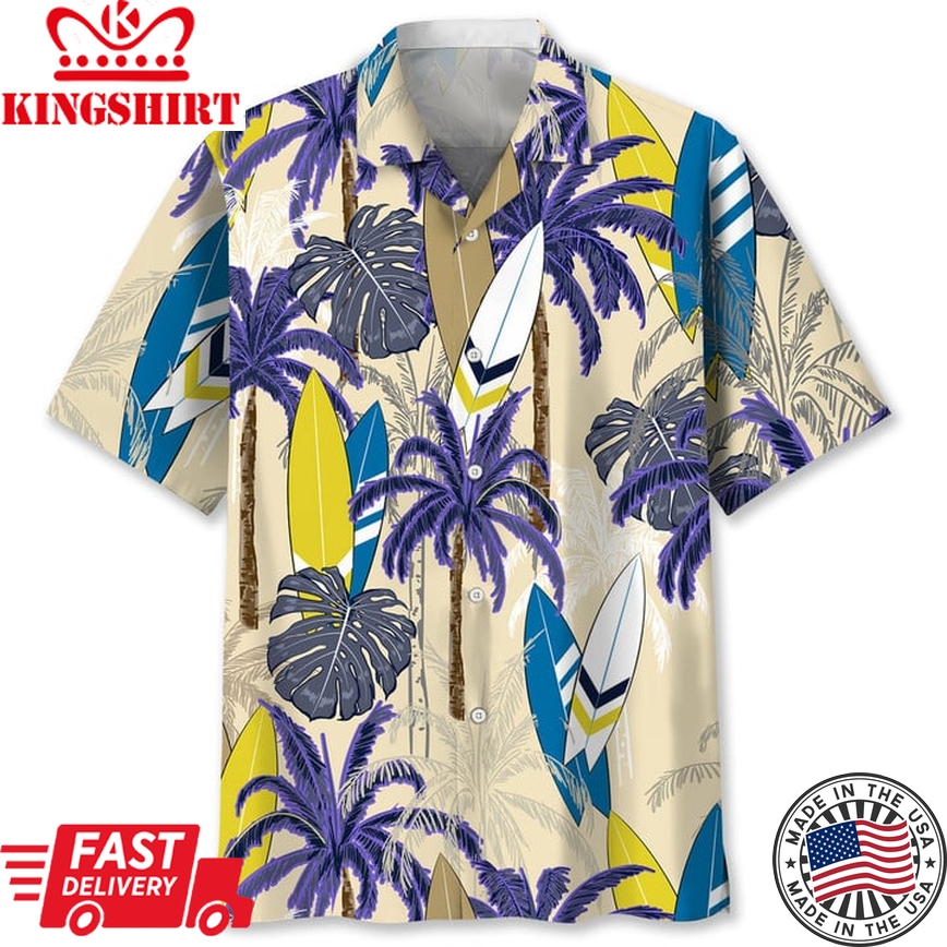 Surfing Palm Hawaii Shirt