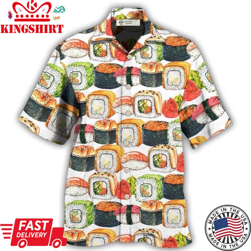 Sushi Basic Colorful Hawaiian Shirt