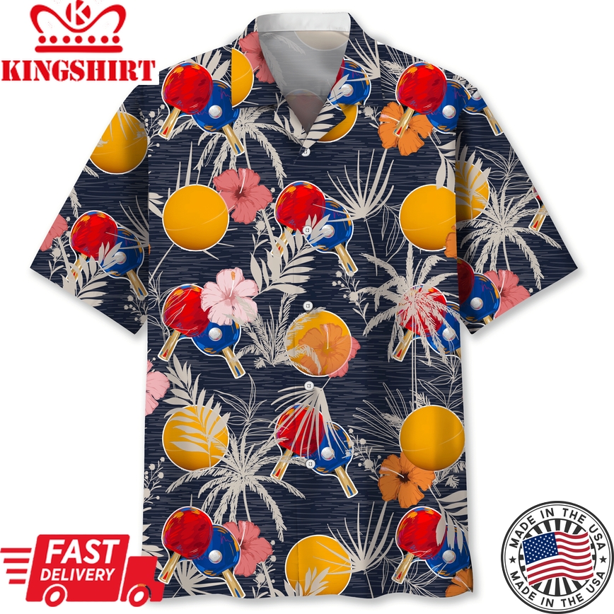 Table Tennis Nature Trendy Hawaiian Shirt