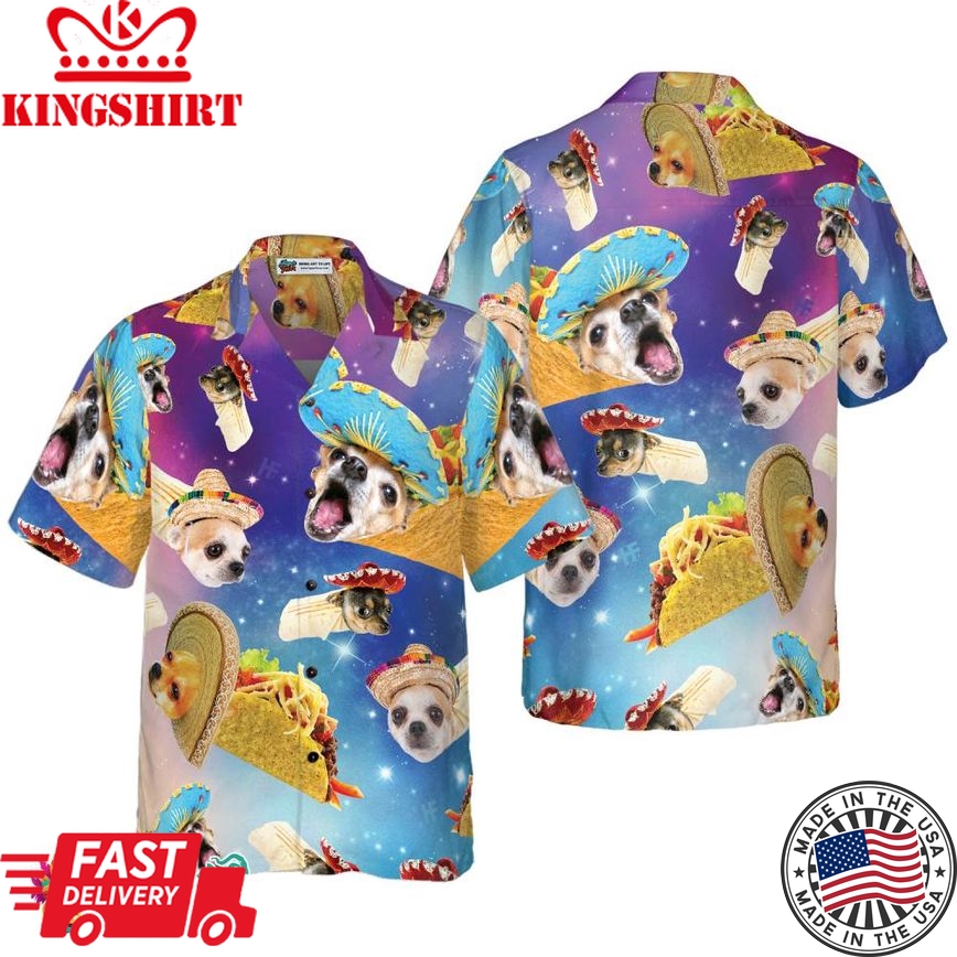 Taco Chihuahua Dog Hawaiian Shirt