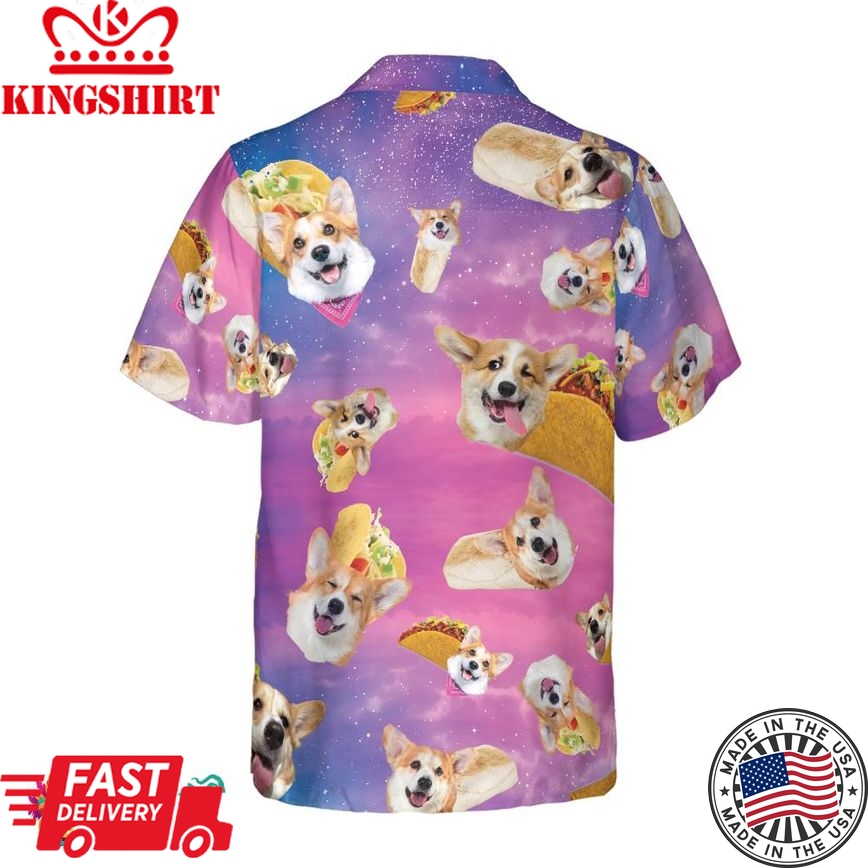 Taco Corgi Dog Hawaiian Shirt