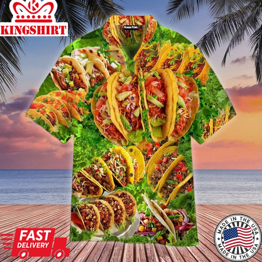 Tacos Mexican Trendy Hawaiian Shirt