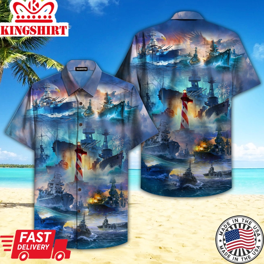 Take A Ship Then Go Anywhere You Want Trendy Hawaiian Shirt