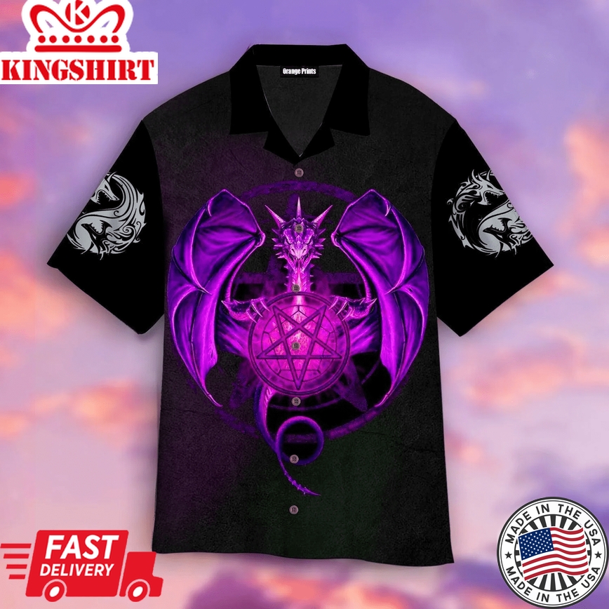 Tattoo And Dungeon Dragon Trendy Hawaiian Shirt For