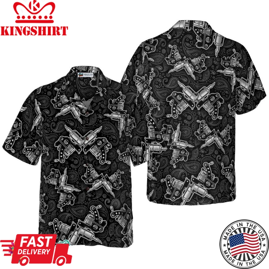 Tattoo Artist Hawaiian Shirt, Best Gift For Tattoo Artists