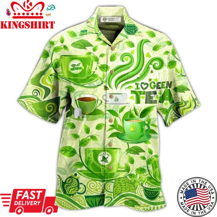 Tea Love Green Tea Hawaiian Shirt