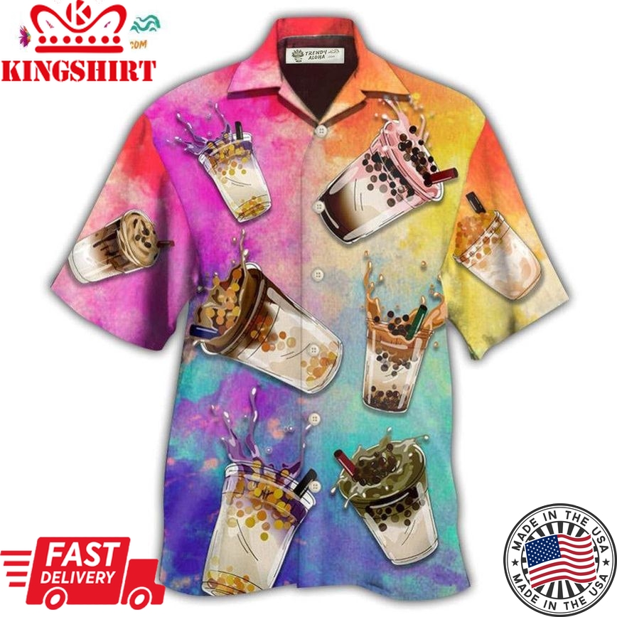 Tea Milktea Boba Milktea Style Hawaiian Shirt