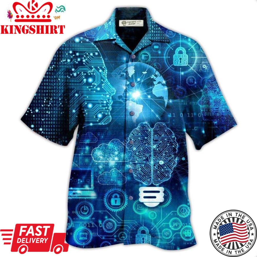 Technology Life Is Better With Information Technology Hawaiian Shirt