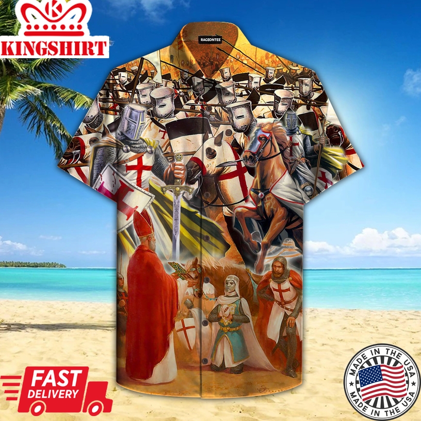 Templar Knight Trendy Hawaiian Shirt