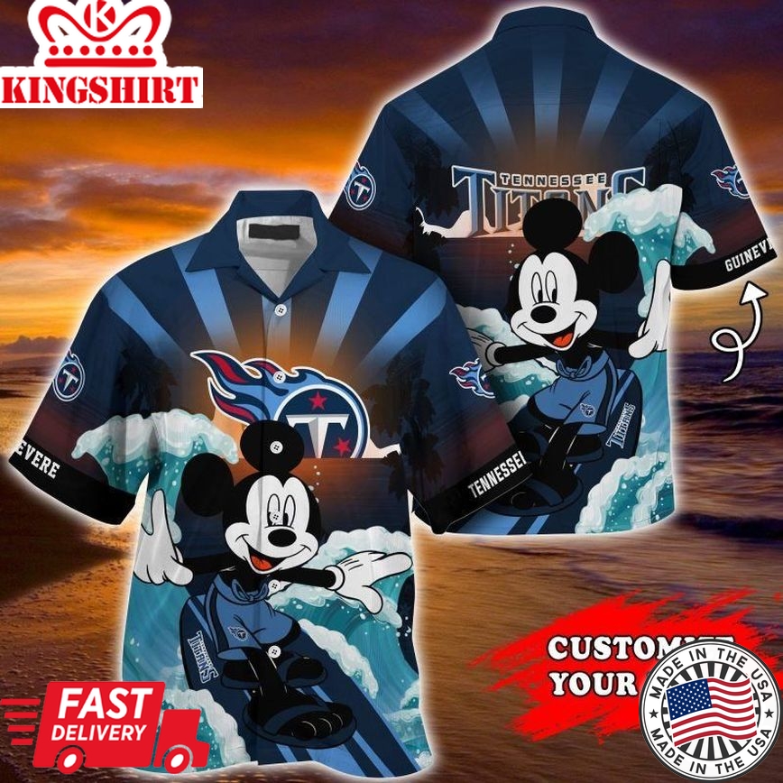 Tennessee Titans NFL Summer Customized Hawaiian Shirt