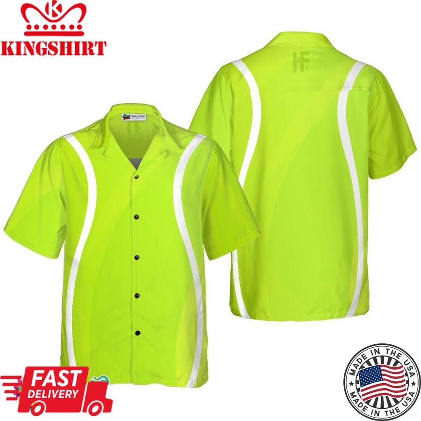 Tennis Ball Color Hawaiian Shirt