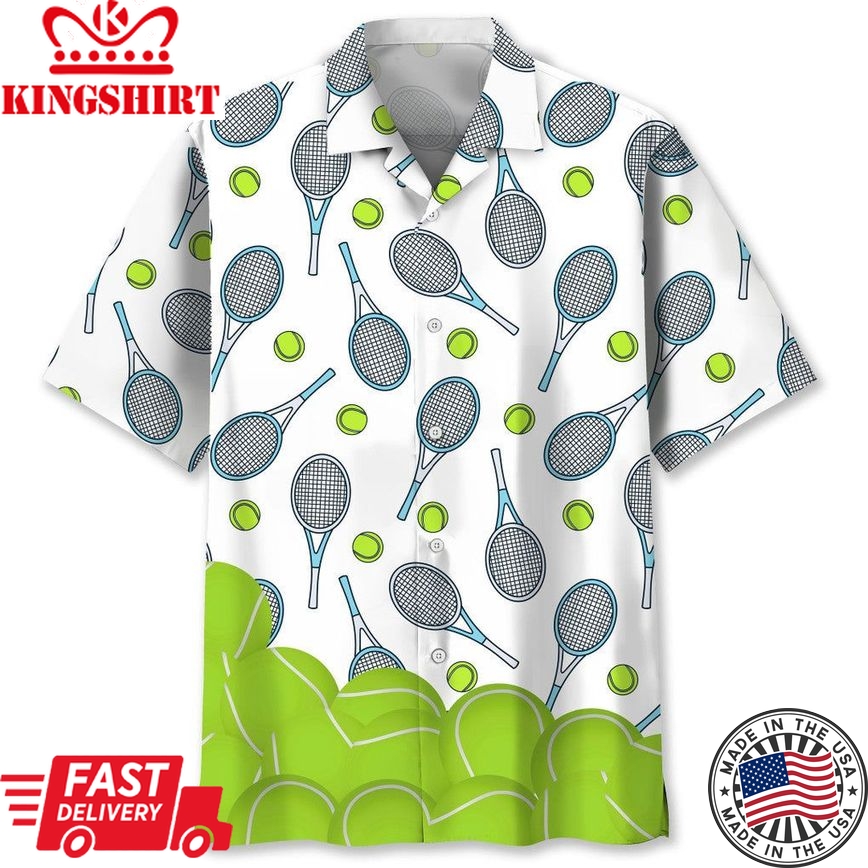 Tennis Lovers Trendy Hawaiian Shirt