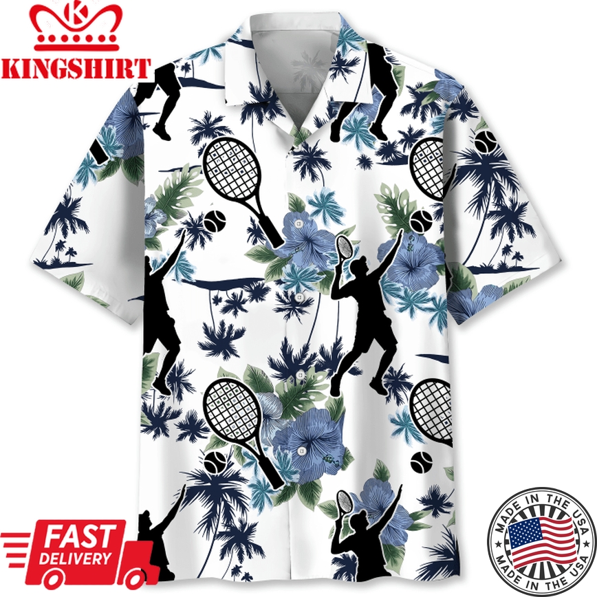 Tennis White Nature Hawaii Shirt