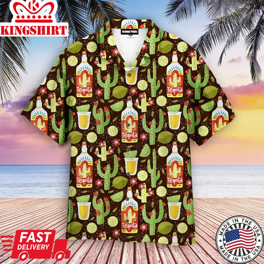 Tequila Drink Mexican Cinco De Mayo Trendy Hawaiian Shirt