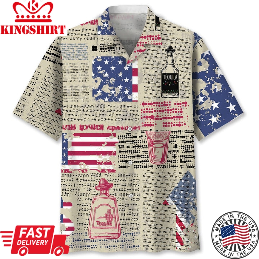 Tequila Newspaper Usa Hawaii Shirt