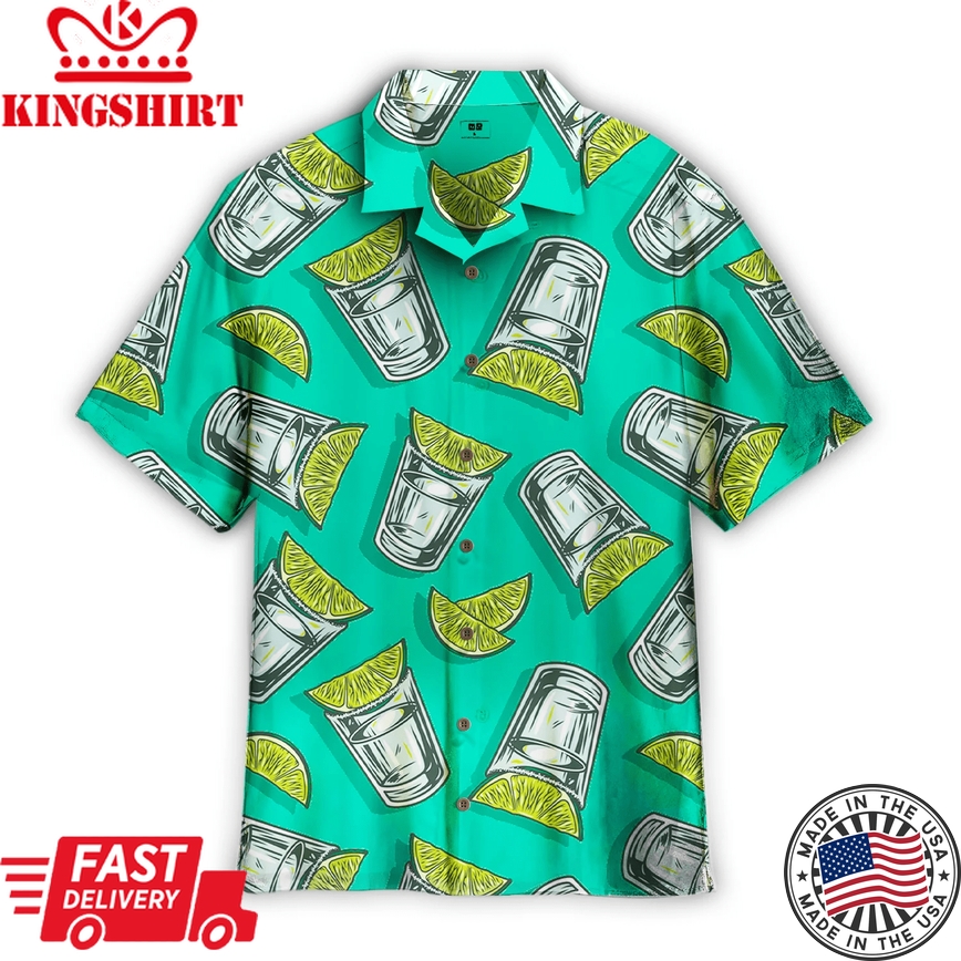 Tequila Trendy Hawaiian Shirt