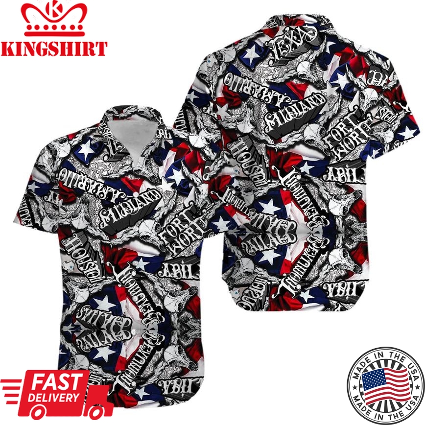 Texas Lone Star Pride Trendy Hawaiian Shirt