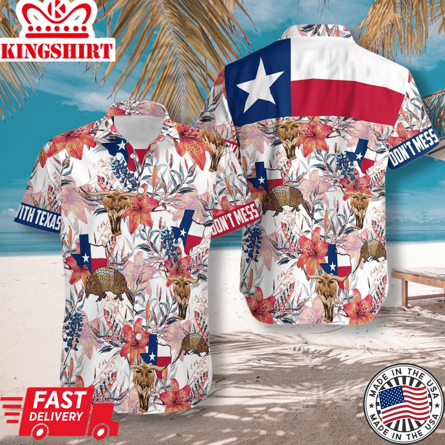 Texas Longhorn Hawaiian Shirt