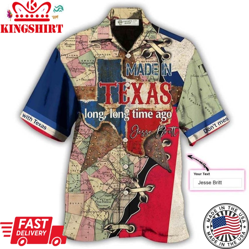 Texas Peace Life Cool Style Personalized Hawaiian Shirt