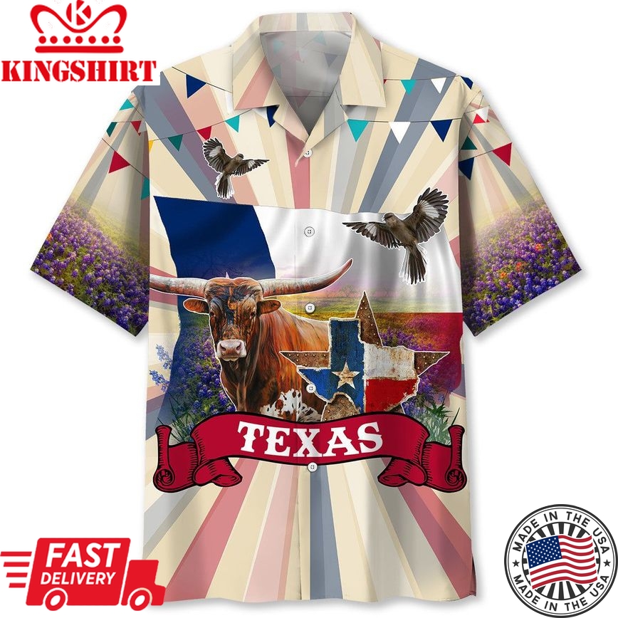 Texas Trendy Hawaiian Shirt