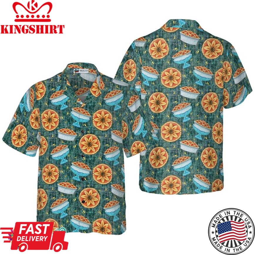 Thanksgiving Autumn Pie Hawaiian Shirt