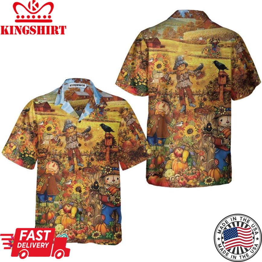 Thanksgiving Harvest Wishes Hawaiian Shirt, Best Gift For Thanksgiving Day