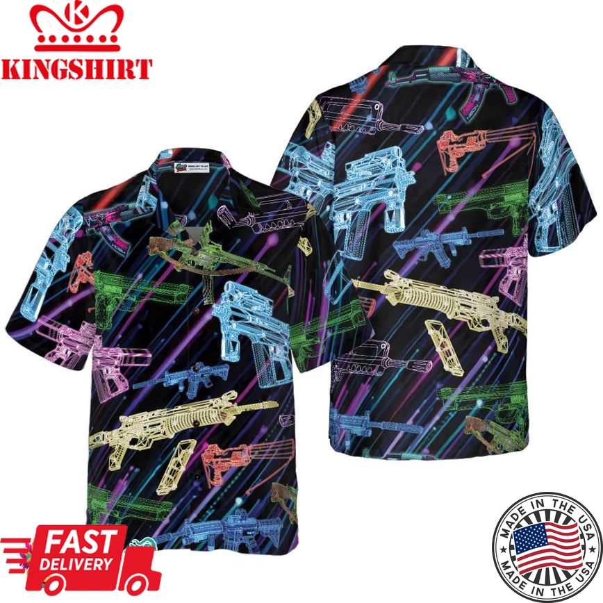 The Battle Is Calling Gun Hawaiian Shirt