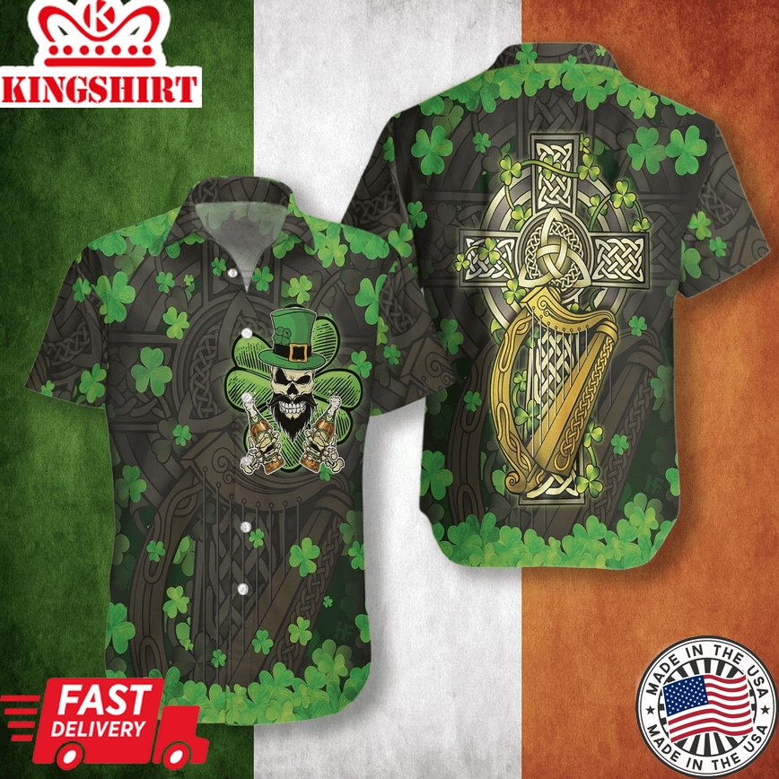 The Celtic Cross Hawaiian Shirt