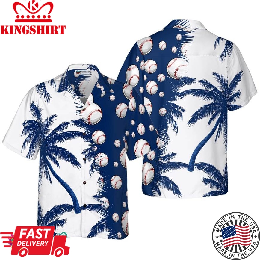 The Coolest Baseball Hawaiian Shirt