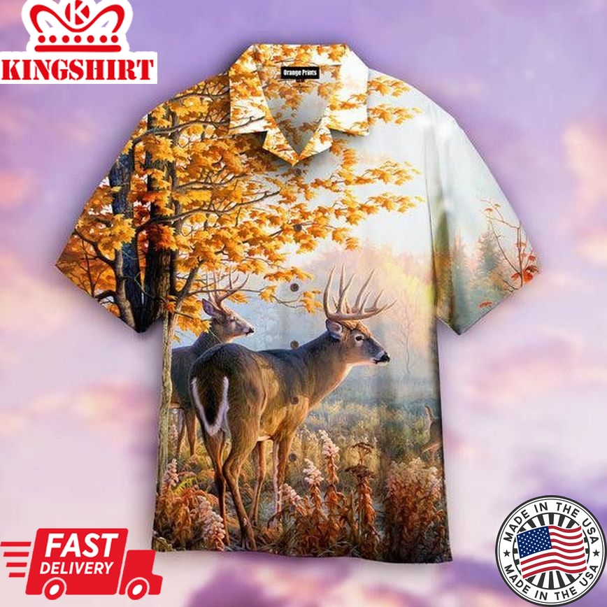 The Deer Hunter Trendy Hawaiian Shirt For