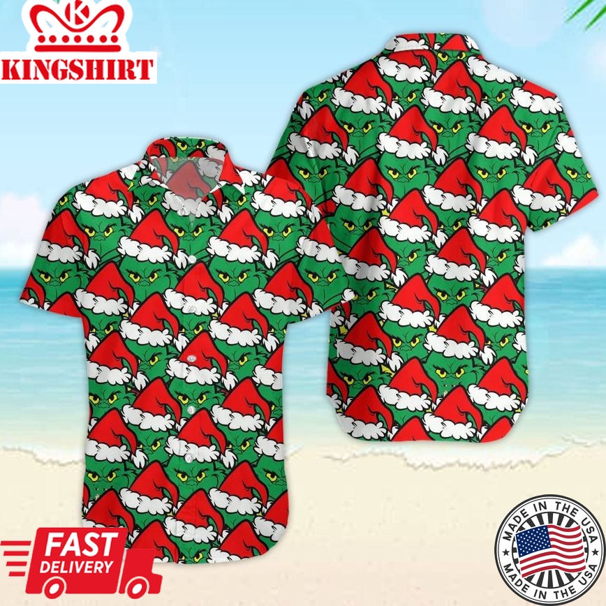 The Grinch Christmas Trendy Hawaiian Shirt