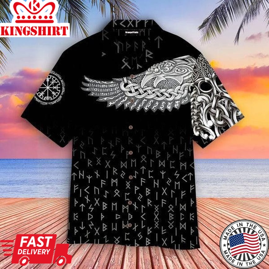 The Raven Vikings Trendy Hawaiian Shirt For