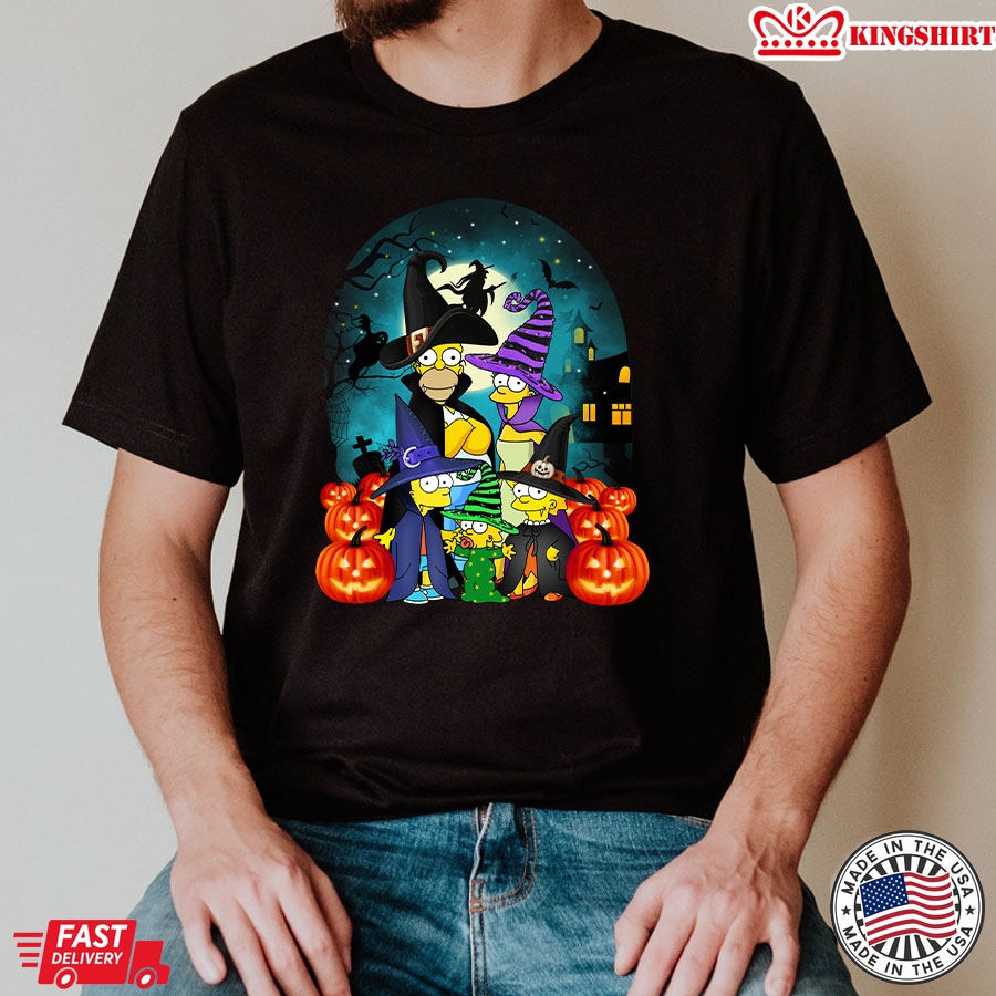 The Simpsons Halloween Pumpkin T-Shirt