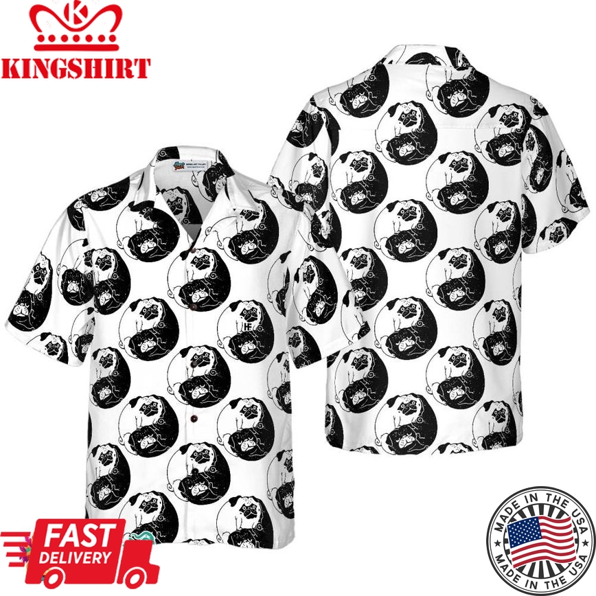 The Tao Of Pugs Shirt For Men Hawaiian Shirt