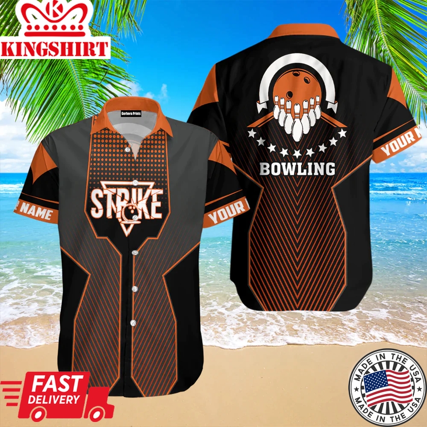 This Is How I Roll Bowling Custom Name Aloha Trendy Hawaiian Shirts For Men & For Women