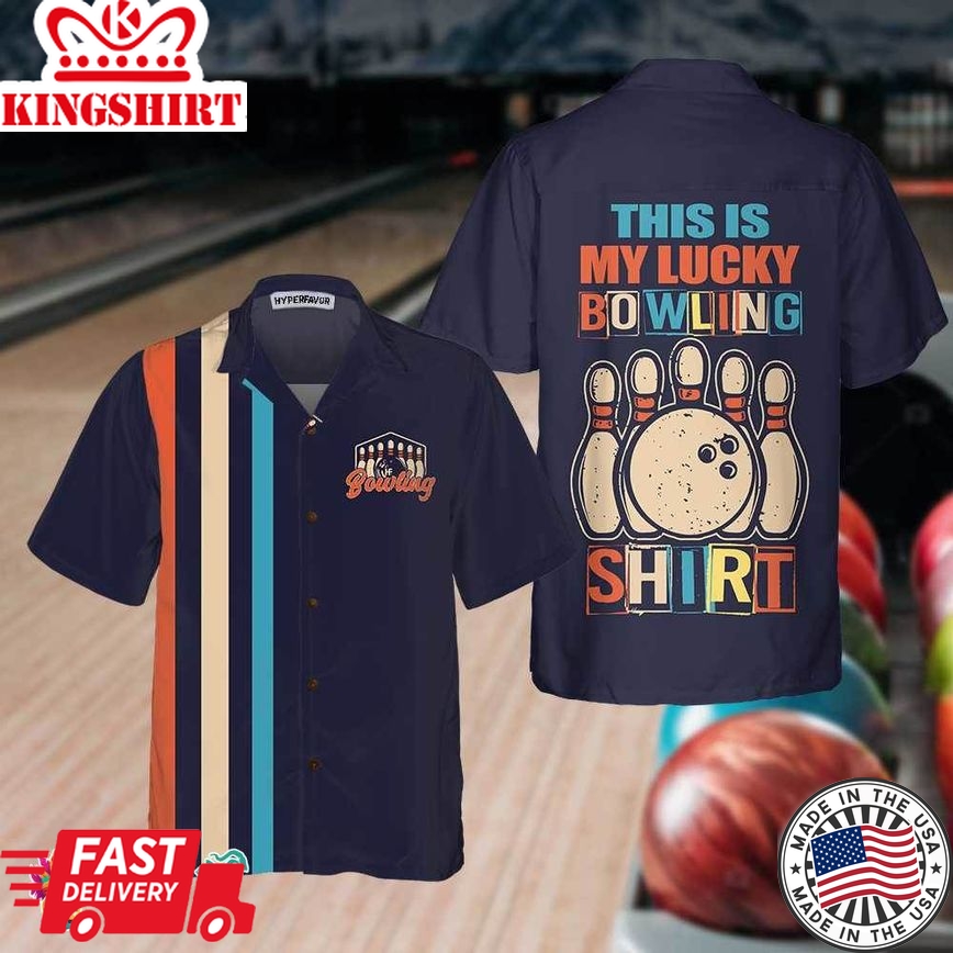 This Is My Lucky Bowling Hawaiian Shirt, Colorful Bowling Ball Shirt, Best Gift For Bowling Players