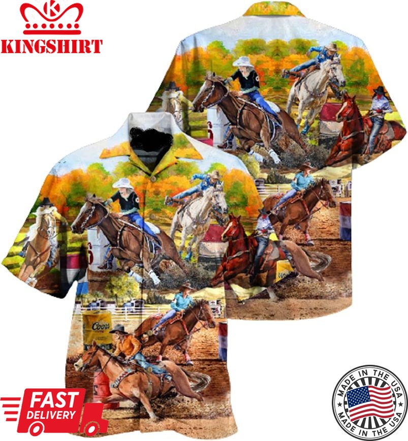 Thoroughbred Treasures: Kentucky Derby Inspired Hawaiian Shirt