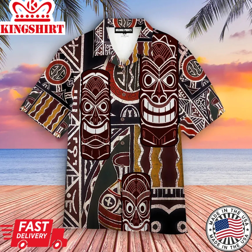 Tiki Trendy Hawaiian Shirt For