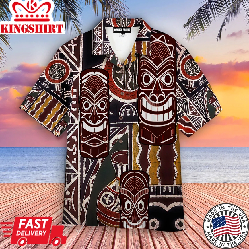 Tiki Trendy Hawaiian Shirt For Men & Women