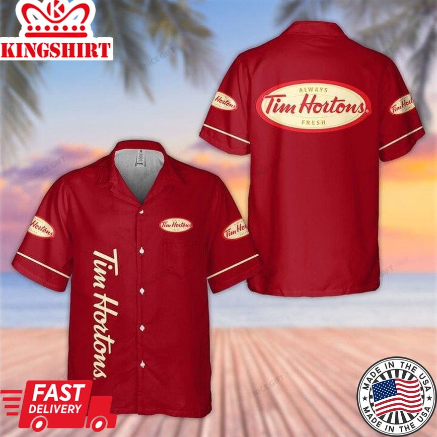 Tim Hortons Inspired Coffee Waves Hawaiian Garb