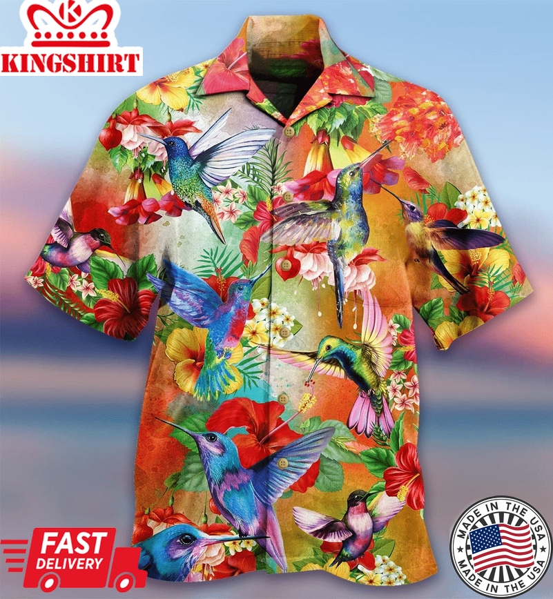 To Have Faith Is To Have Wings Humming Bird Hawaiian Shirt