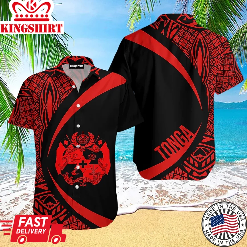 Tonga Polynesian Trendy Hawaiian Shirt For